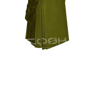 COSH KILTS Kilt utilitaire vert olive personnalisé Matériau durable avec poches renforcées - Product Image 6