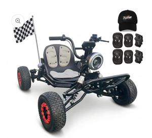 รถโกคาร์ทออฟโรดไร้แปรงถ่าน Original Zy-liathor 72V รุ่น Peak 10.8kW ความเร็วสูงสุด 62 ไมล์ต่อชั่วโมง ระบบขับเคลื่อนเพลา ระบบไฮดรอลิกคู่ ยางขนาด 19x7-8 สำหรับวัยรุ่นและผู้ใหญ่ - Product Image 2
