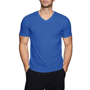 T-shirts en vrac 100% coton pour hommes de qualité professionnelle impression de Logo personnalisable couleurs unies nouvelle impression de Logo personnalisable T - Product Image 1