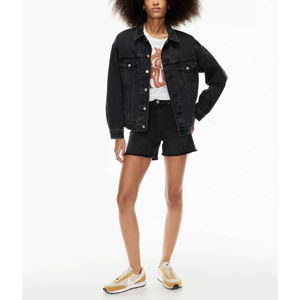 Chaquetas vaqueras para mujer y hombre, delantales de tela vaquera con correa de cuero, precio personalizado, venta al por mayor, nuevo diseño, 2023 - Product Image 2