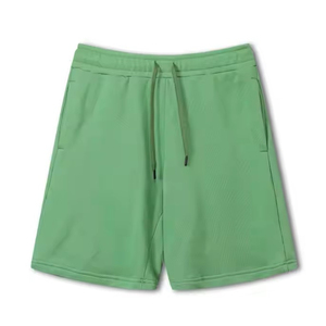 Venta al por mayor Fitness 3 Seam Cordón Baggy Fit Deportes Pantalones cortos Logo impreso Algodón Spandex Mezcla de tela Pantalones cortos de sudor Hombres - Product Image 1