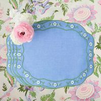 Sets de table classiques en lin durable faits à la main pour une mise en scène élégante des repas, couleur personnalisée, emballés en carton