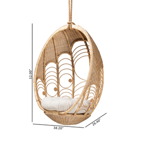 Luxury <b>Outdoor</b> Furniture Rattan Hanging <b>Egg</b> <b>Chair</b> Out Door Rattan Furniture and Home Decoration From Vietnam - Product Image 3