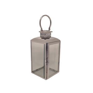 Steel Wedding Christmas Spring Decor Candle Holders Outdoor White <b>Mini</b> Candle <b>Lantern</b> Decorative Outdoor <b>Lantern</b> - Product Image 1