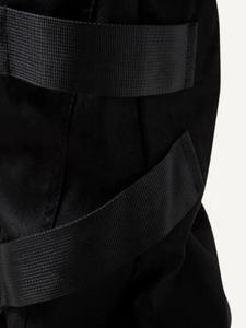 Techwear Pantalon cargo pour hommes Techwear Dark Style Streetwear Pantalon Ninja fonctionnel à taille élastique avec sangle Tissu tactique - Product Image 5