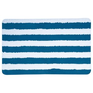 Tappetino da bagno in microfibra blu Deauville 50 x 80 cm - Product Image 1