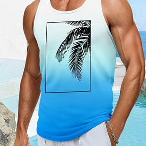 Camiseta sin mangas transpirable de secado rápido de la mejor calidad, camiseta sin mangas para gimnasio y Fitness por sublimación, chaleco para correr Unisex - Product Image 6