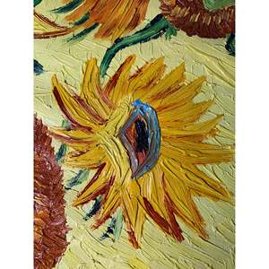 24,5 pollici × 36in dipinto a mano Van Gogh olio di girasole su tela classica decorazione murale con soggetti di fiori stampati - Product Image 6