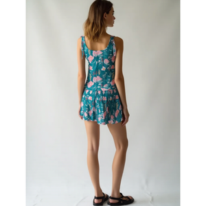 Party Style Women's Floral Cotton Eyelet Fit Flare <b>Mini</b> Dress for Date Day Outfits <b>Mini</b> Summer Dress for Export Sale - Product Image 4