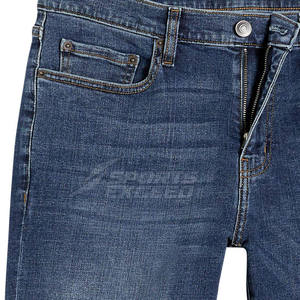 Shorts en jean décontractés en coton 100% sur mesure, nouveau style, couleur unie, fabriqués au Pakistan pour hommes - Product Image 5