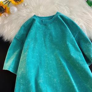 เสื้อยืดผู้ชายไซส์ใหญ่พิเศษสำหรับคนที่ล้างหิน/น้ำกรด - Product Image 2