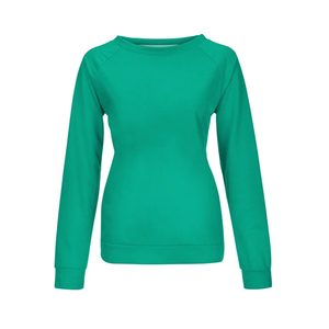 เสื้อสเวตเตอร์คอตตอนมีฮู้ดสำหรับผู้หญิง, เสื้อสเวตเตอร์คอตตอนมีฮู้ดเปิดไหล่ระบายอากาศได้พิมพ์โลโก้ด้านหน้าสำหรับฤดูหนาวเป็นมิตรกับสิ่งแวดล้อม - Product Image 5