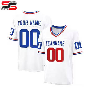 เสื้อเจอร์ซีย์อเมริกันฟุตบอลชุดอเมริกันฟุตบอลแบบปักลายเลือกขนาดได้ - Product Image 1