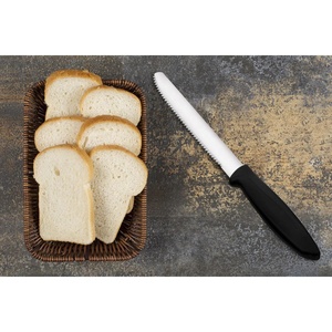 Vistaar Juego de cuchillos de cocina de acero inoxidable de diseño moderno de 6 piezas Mango de plástico hexagonal de hoja gruesa La mejor calidad para restaurantes - Product Image 4