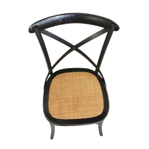 Sillas de Restaurante con Asiento de Ratán, Diseño Tradicional, Silla de Comedor de Madera Moderna y Duradera para Uso Comercial - Product Image 6
