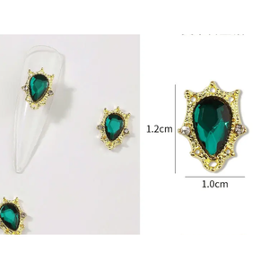 Uñas Postizas con Forma de Pera y Diseño Único - Product Image 2