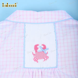 Romper de Verano para Bebé Niña, Color Rosa Claro, 100% Algodón Orgánico, Certificado OEKO-TEX, No Tóxico, Ignífugo, con Botones a Presión - Product Image 6