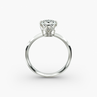 Bague de fiançailles classique en argent 925 avec diamant taille princesse pour femme, sertie à griffes, style géométrique
