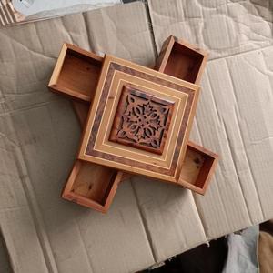 Artisanat en bois de thuya marocain de luxe, fait main, en racine de thuya naturelle, décoration traditionnelle marocaine pour la maison, cadeau - Product Image 1