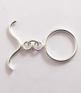 Broche de Palanca Bali Prem Bhaya B861 de 21x16 mm, Chapado en Oro/Oro Oxidado/Plata/Cobre, Componentes de Joyería de Plata de Ley y Cobre - Product Image 2