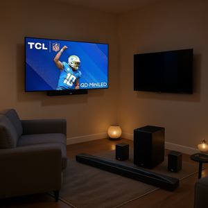 Televisor LED Inteligente de 75 Pulgadas con Sistema Android y Pantalla QLED, Resolución 4K UHD, Definición FHD, Barra de Sonido Incluida - Product Image 3