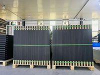 EU STOCKS JINKO LONGI Trina Tout noir 500W 550W 600W Panneau Solaire Monocristallin Monocristallin Panneaux Système Solaire