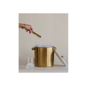 Seau à glace en bouteille d'eau de forme ronde de taille personnalisée Seau à glace en aluminium au design fabuleux Seau à bouteille au meilleur prix - Product Image 5