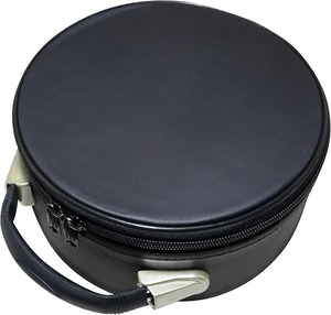 Étui pour casquette maçonnique en cuir noir, boîte de rangement pour chapeau maçonnique, protection rigide : protège votre casquette maçonnique - Product Image 1