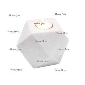 Set Of 2 White Color Marble <b>Candle</b> Holder Newest Design Customized Size And Shape <b>Tealight</b> <b>Candle</b> Holder In India - Product Image 3