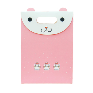 ถุงของขวัญกระดาษมีกาวในตัวดีไซน์รูปสัตว์เป็นมิตรกับสิ่งแวดล้อม | บรรจุภัณฑ์ตกแต่งแบบนำกลับมาใช้ใหม่ได้สำหรับงานปาร์ตี้วันเกิด-(พลัม) - Product Image 2