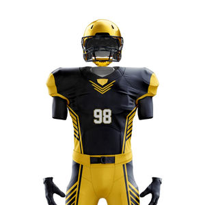 Uniformes de football américain respirants les plus demandés en gros vêtements de sport d'équipe personnalisés de haute qualité avec service OEM - Product Image 2