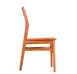 Silla de Comedor Java Furni Craft de Madera de Caoba para Uso en Interiores/Exteriores, Acabado Natural, Duradera, Ecológica y Portátil para Sala de Estar o Comedor - Product Image 3