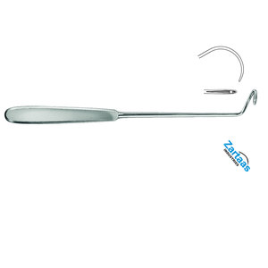 Aguja de Ligadura Deschamps de Acero Inoxidable de Alta Calidad, 24 cm, para Mano Derecha, Fabricante y Exportador de Instrumentos Quirúrgicos - Product Image 6
