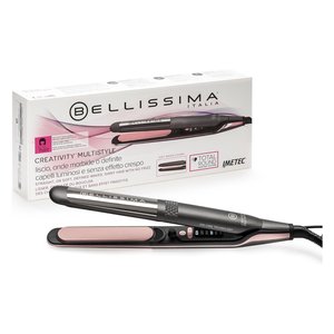 Piastra capelli BELLISSIMA Creativity Multistyle Gris métallisé et Rose chromé 11876 - Product Image 2