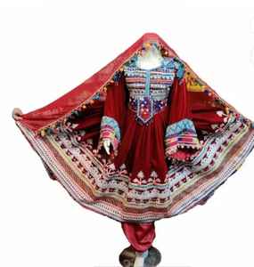 Nouveaux vêtements traditionnels islamiques afghans vintage 2026 avec dupatta et broderie personnalisable au meilleur prix et faible MOQ - Product Image 6