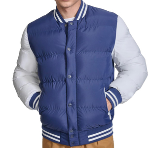 Blouson Bomber Homme Hiver, Manteau en Duvet, Veste Puffer Homme Imperméable, Léger, Coupe-Vent, Veste matelassée à Bulles, Vêtement Casual - Product Image 1
