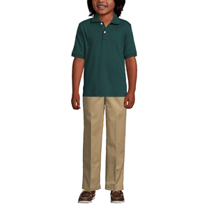 Polo de algodón de alta calidad unisex, uniforme escolar de tendencia de ajuste informal cómodo para niños, hecho en Bangladesh OEM para adultos - Product Image 3