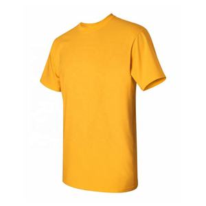 Nouveau T-shirt à manches courtes pour hommes en coton/polyester épais de 5.3 oz 220g avec impression de logo personnalisé de haute qualité - Product Image 1