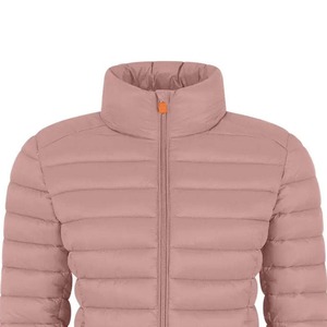 Chaqueta de Invierno para Mujer, Tejida en Lana, Acolchada, Transpirable, Servicio OEM, Color y Logotipo Personalizables, Cuello Alto, Forro de Nailon, Estilo Bomber - Product Image 3