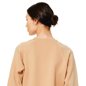 Sudadera de cuello redondo para mujer personalizada Nuevo diseño Terry con logotipo bordado Ropa de calle Sudaderas con capucha con sudadera para mujer - Product Image 6