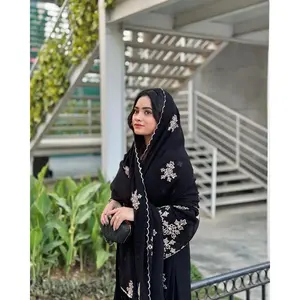 Conjunto de Top Bordado y Dupatta Palazzo para Mujer de Diseñador - Product Image 1