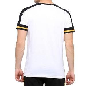 Alta calidad al por mayor cuello redondo clásica de manga corta talla grande hombres Camiseta 100% algodón transpirable recortada camiseta hombres - Product Image 3