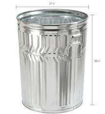 Cubo de basura galvanizado de diseño atemporal con cierre seguro y asas de elevación fáciles, adecuado para muchos usos residenciales - Product Image 6