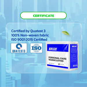 Lingettes de nettoyage de cuisine Krclean XK2 blanches en vrac, non tissées, jetables, certifiées ISO 9001, fabriquées au Vietnam, pour hôtels, 50/80 feuilles - Product Image 6