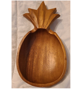 Wood <b>Bowl</b> Pineapple Shape Design Restaurants Parties Manufacture Flatware Wood <b>Dessert</b> <b>Bowl</b> - Product Image 3
