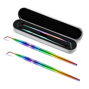 New Arrival 2-Piece Stainless Steel Eyelash Lift Tool Highest Quality OEM Service Cream Lash Lifting Tools From Best Supplier - Product Image 1