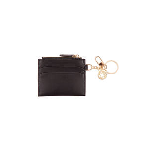 Tarjetero de Cuero Negro con Cadena para Colgar - Product Image 2