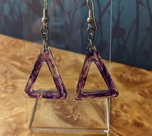 Pendientes de Resina Bordados a Mano, Joyería de Moda de Acero Inoxidable para Mujeres y Niñas, Estilo Clásico para Bodas, Alta Calidad - Product Image 3