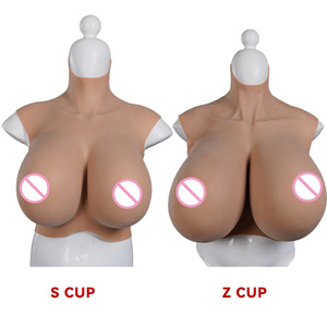 Drag queen énorme forme de poitrine en silicone S Z Cup seins faux seins pour Crossdresser Shemale - Product Image 2