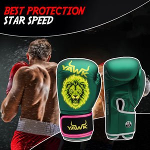 Gants de boxe en cuir synthétique et PU résistant à l'usure, protection des mains, choix populaire, gants de boxe anti-transpiration - Product Image 2